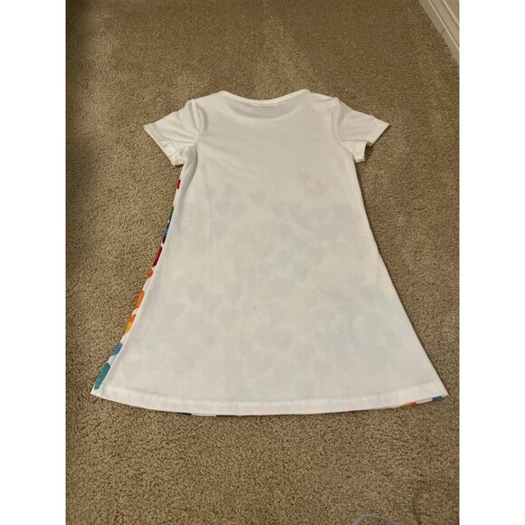 Sunshine Swing Size 5T Heart Patterned Dress - Picture 4 of 5